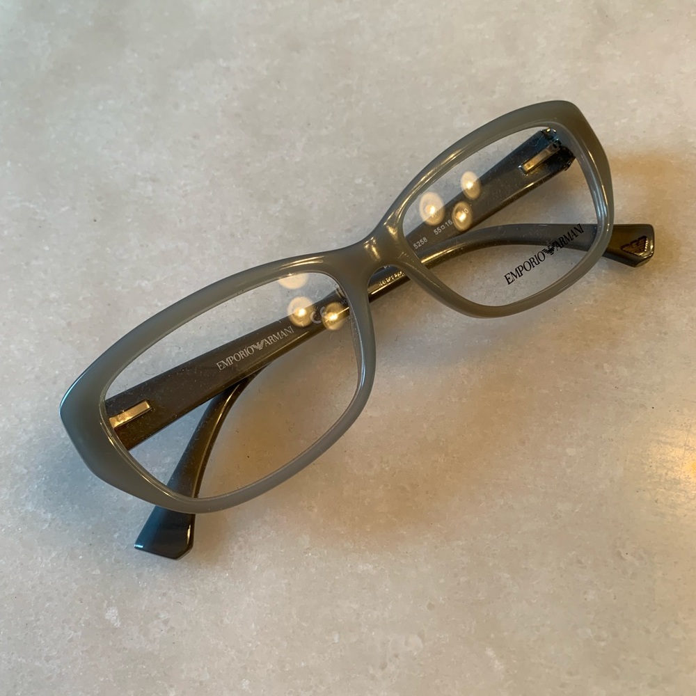 Classy Ice Grey Women Armani Eyeglasses